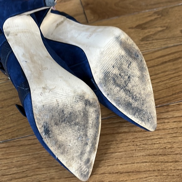 Guess Parley Suede Navy Blue Boot - Size 9.5 - Picture 5 of 6